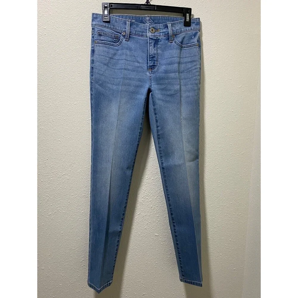 St. John’s Bay Women’s Straight Leg Jeans Size 2S Blue Stretch Denim - Picture 6 of 13